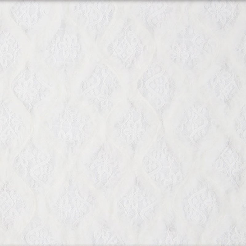 Lace Fabric Feather White Brushed for Bridal Wholesale Supplier 5